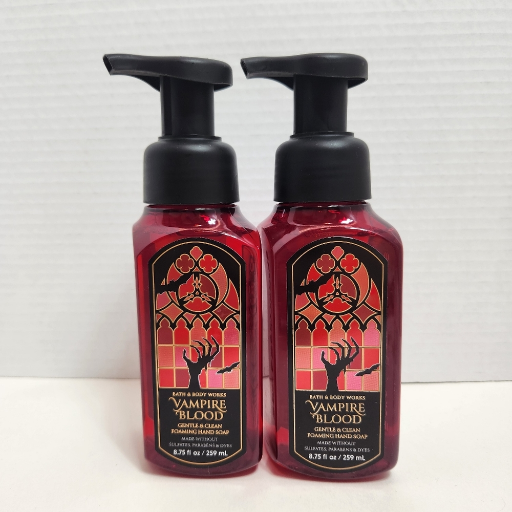 🆕VAMPIRE BLOOD Gentle Foaming Hand Soap (2) Bath & Body Works NEW